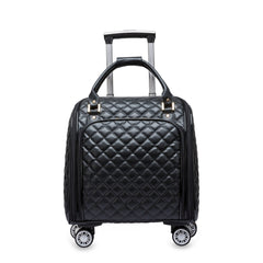 Rugged Aluminum Zipperless Carry-On Spinner Luggage
