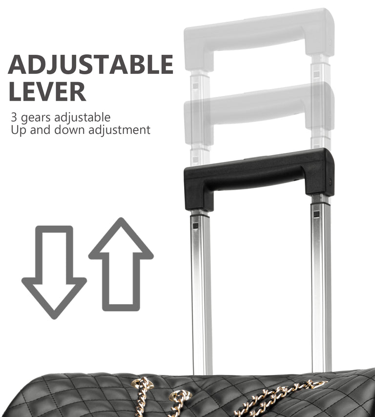 Embroidered Leather Underseat Duffel