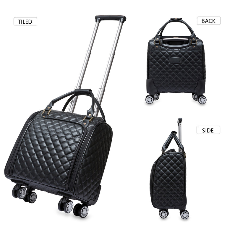 Rugged Aluminum Zipperless Carry-On Spinner Luggage